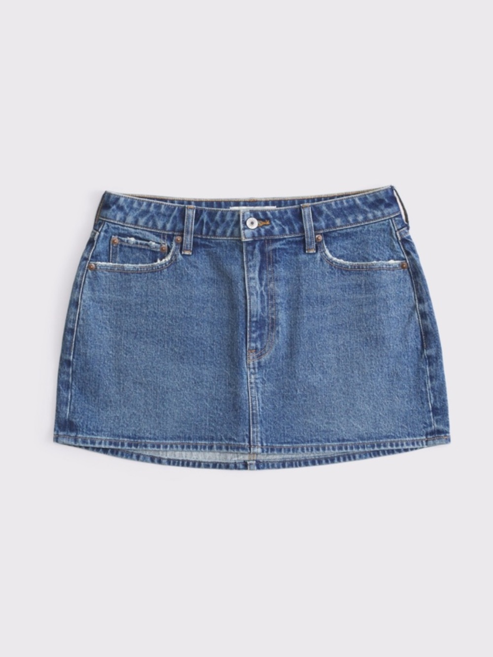 Abercrombie & Fitch Blue Denim Mini Skirt
